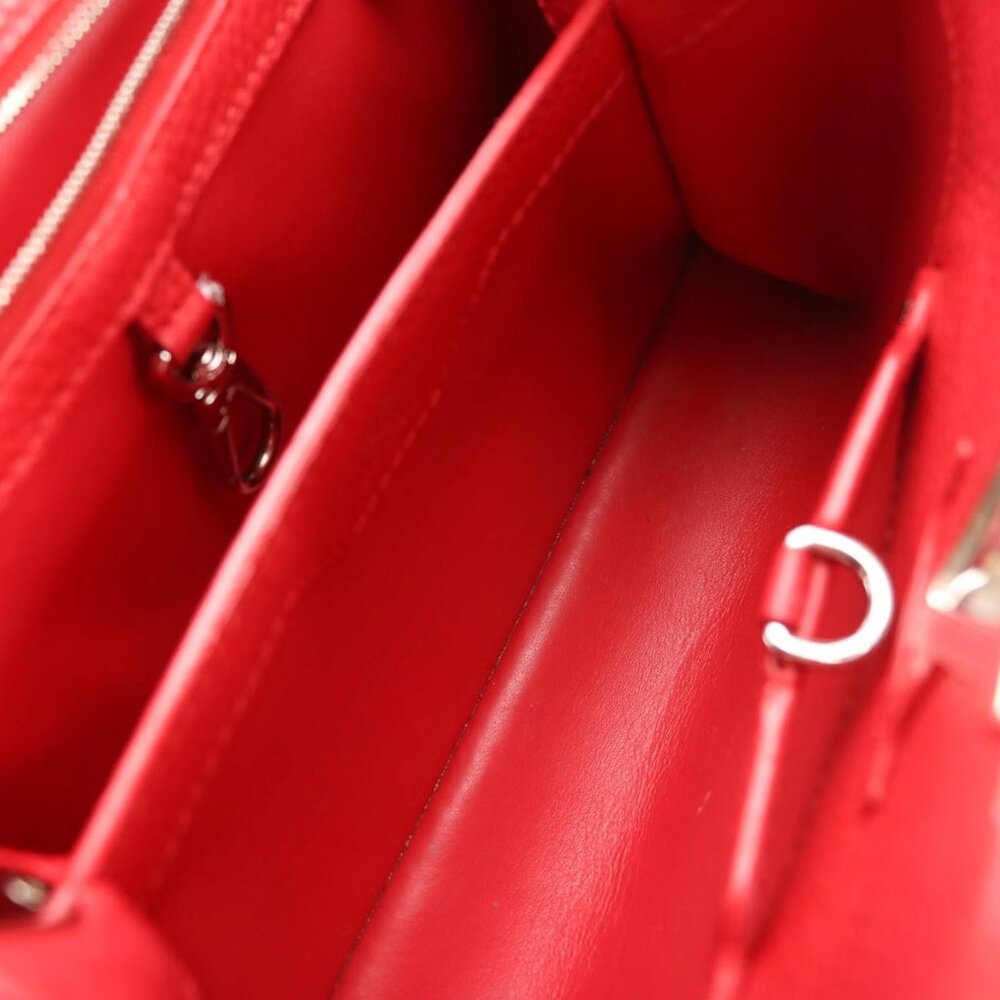 Louis Vuitton Red Taurillon Capucines BB Bag - Picture 6 of 8